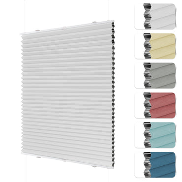 Wabenplissee Thermo ohne Bohren | 100 % blickdicht & Wärmeschutz | Aubor