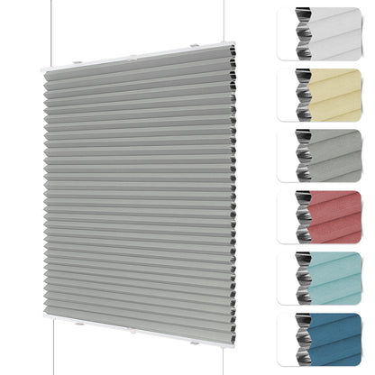 Wabenplissee Thermo ohne Bohren | 100 % blickdicht & Wärmeschutz | Aubor