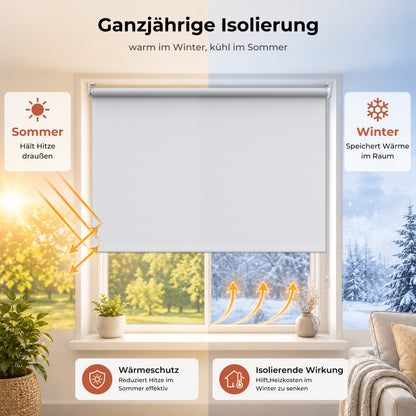 Verdunkelungsrollo mit Bohren | Sonnenschutz & Sichtschutz | Aubor