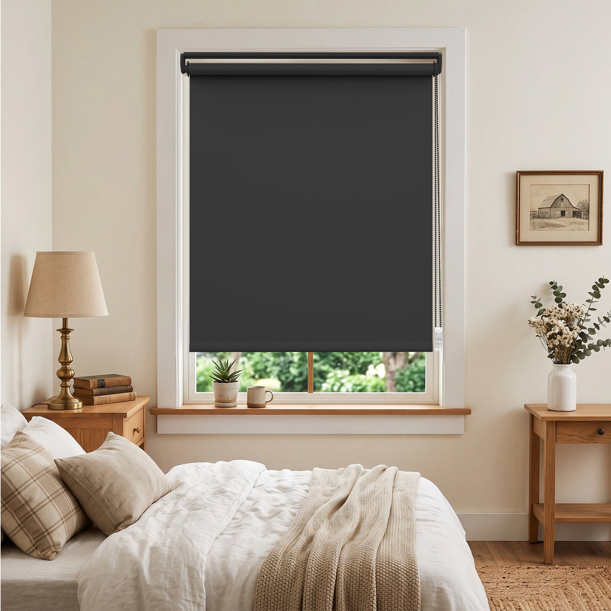 Verdunkelungsrollo ohne Bohren | Sonnenschutz & Sichtschutz | Aubor