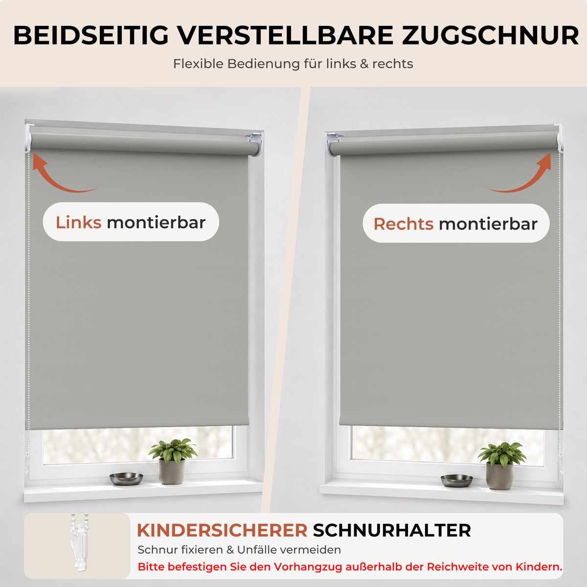 Verdunkelungsrollo mit Bohren | Sonnenschutz & Sichtschutz | Aubor
