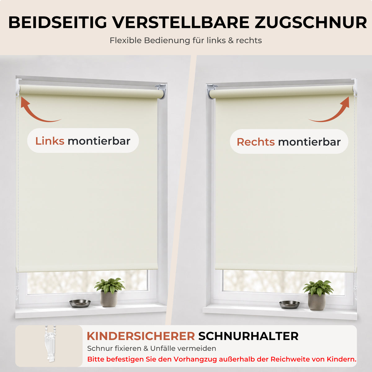 Verdunkelungsrollo mit Bohren | Sonnenschutz & Sichtschutz | Aubor